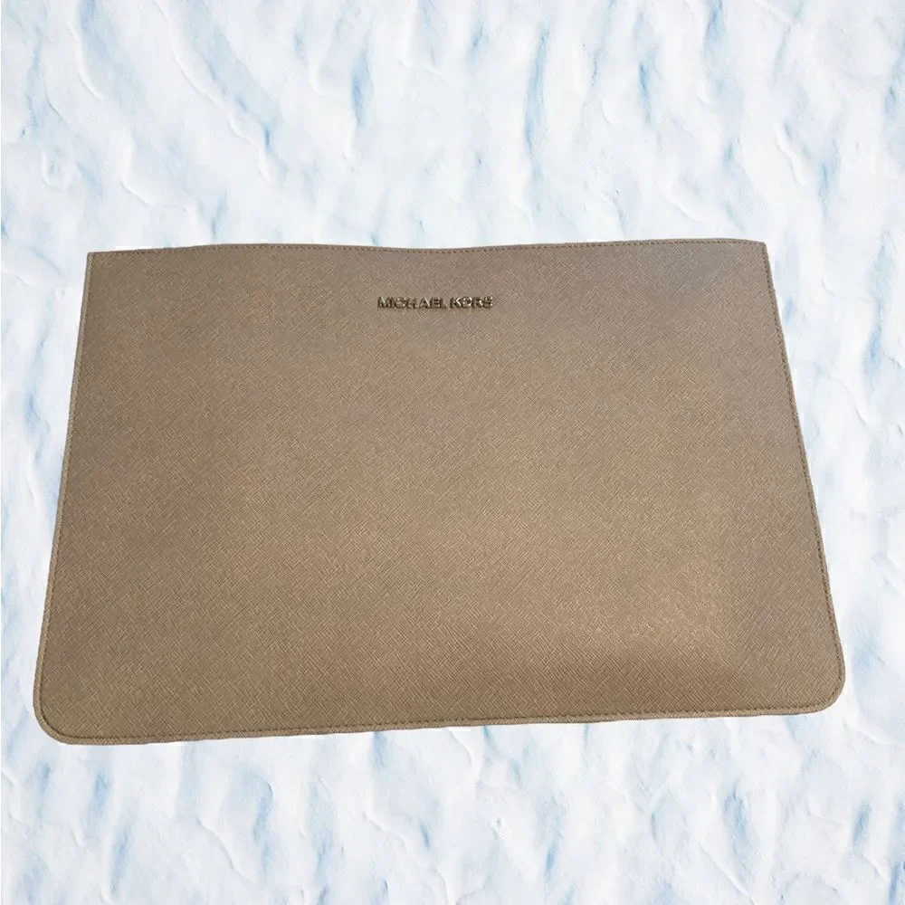 Michael Kors Tablet Case in Silver Leather